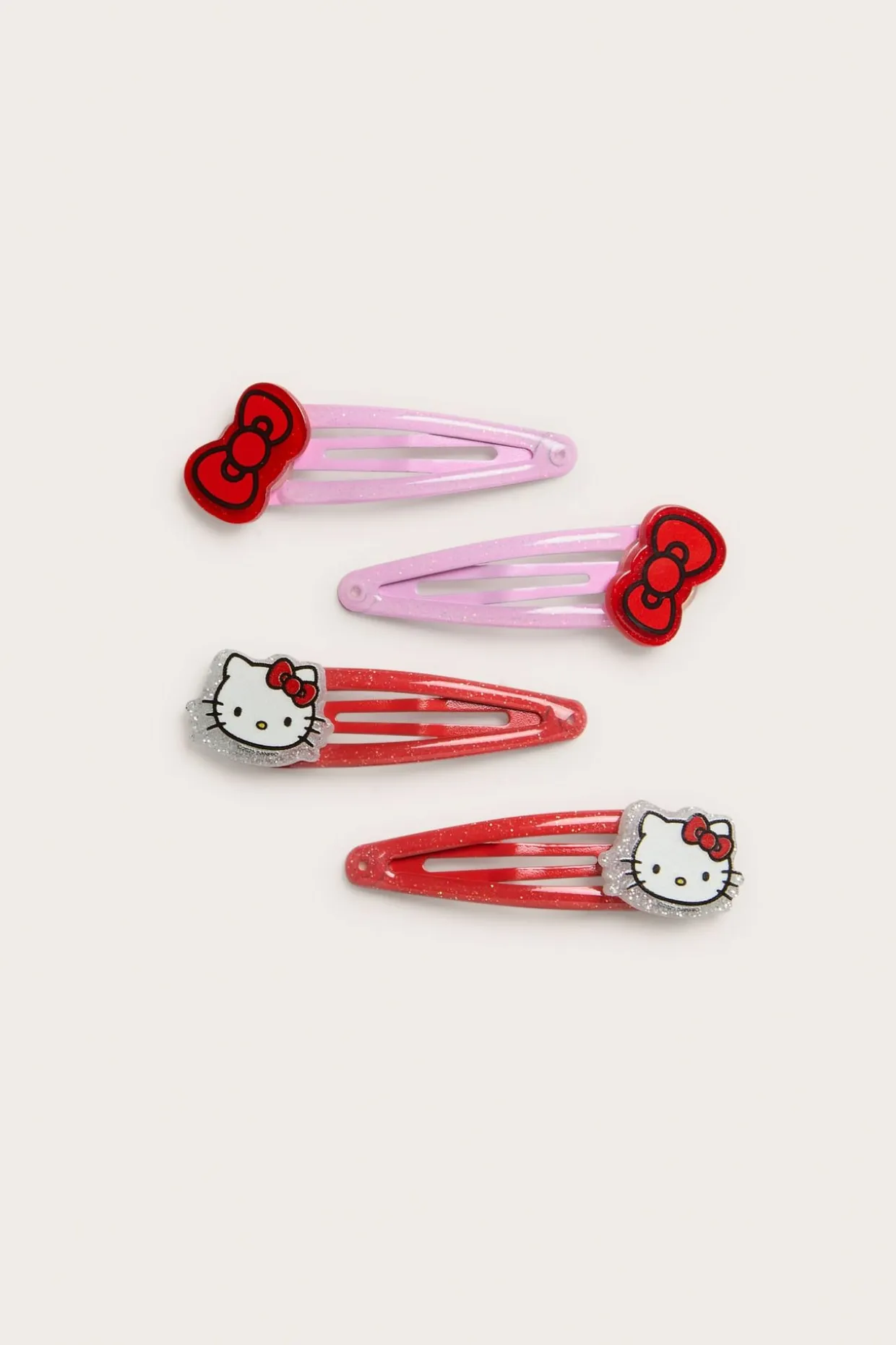 4 kpl Hello Kitty -hiusklipsejä | Pinkki | Lapset | Kappahl