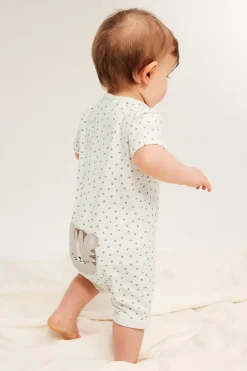 2 kpl:n pakkaus lyhythihaisia pyjamia | Beige | Vauvat | Kappahl