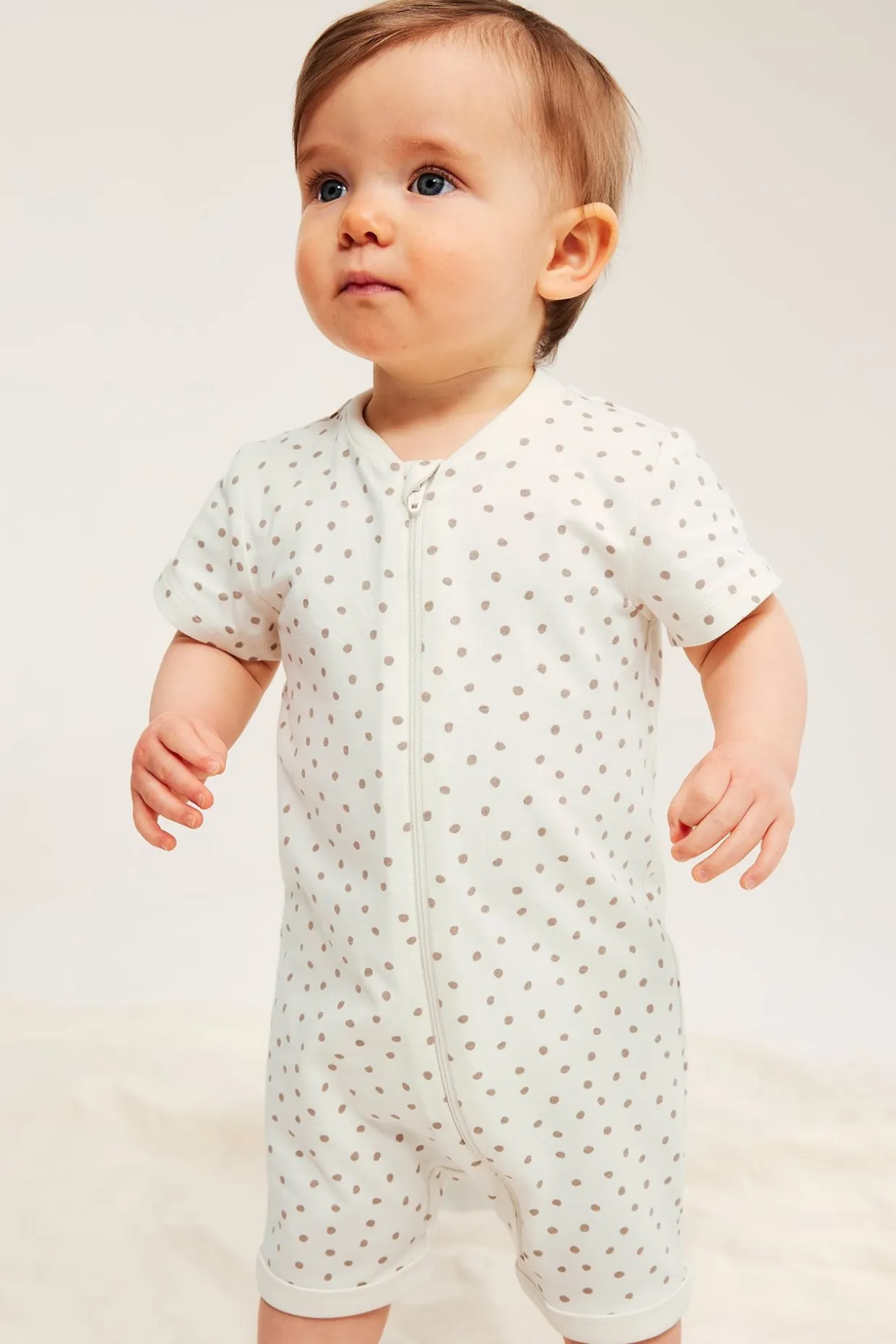 2 kpl:n pakkaus lyhythihaisia pyjamia | Beige | Vauvat | Kappahl