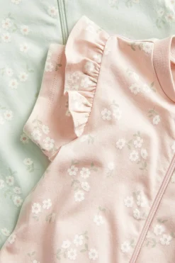 2 kpl:n pakkaus lyhythihaista pyjamaa | Pinkki | Vauvat | Kappahl