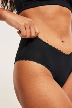 3 kpl:n pakkaus mikromateriaalia olevia cheeky-mallisia pikkuhousuja | Musta | Naiset | Kappahl