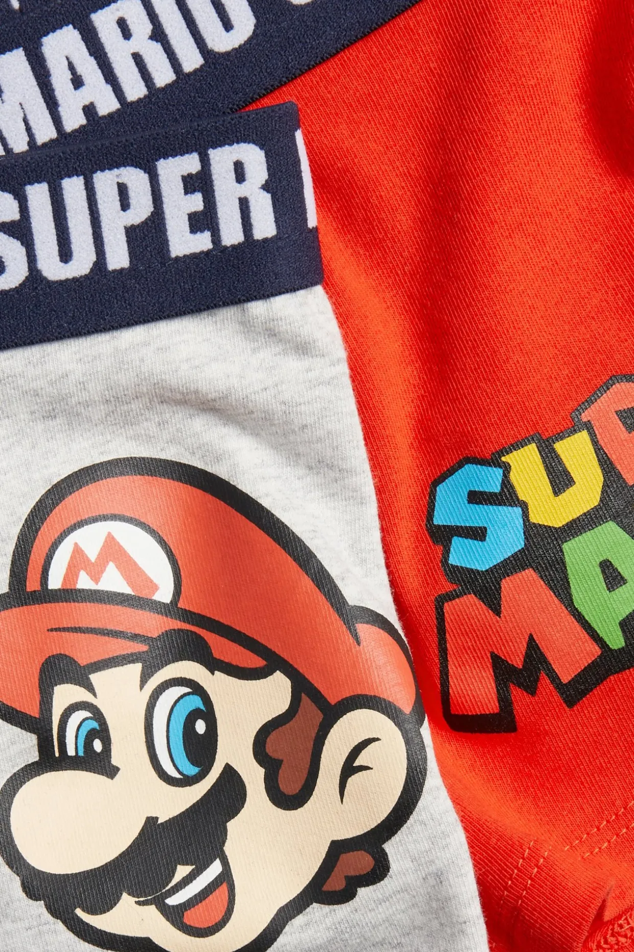 2 kpl:n pakkaus Super Mario -bokserishortseja | Meleerattu harmaa | Lapset | Kappahl