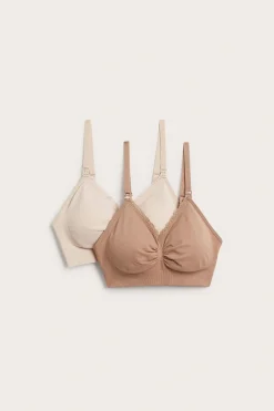 2 kpl pakkaus äitiysrintaliivejä | Beige | Naiset | Kappahl