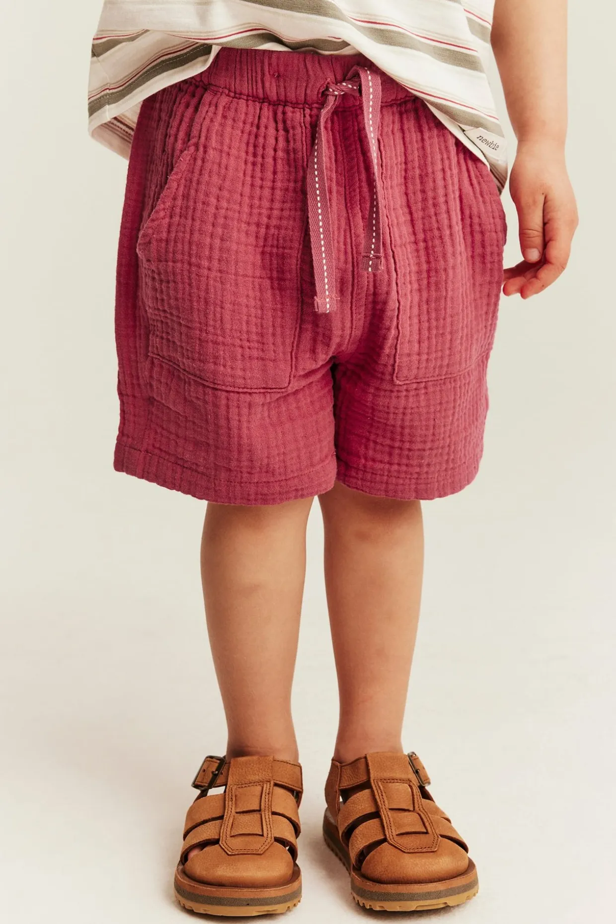 Kudotut shortsit | Punainen | Lapset | Newbie