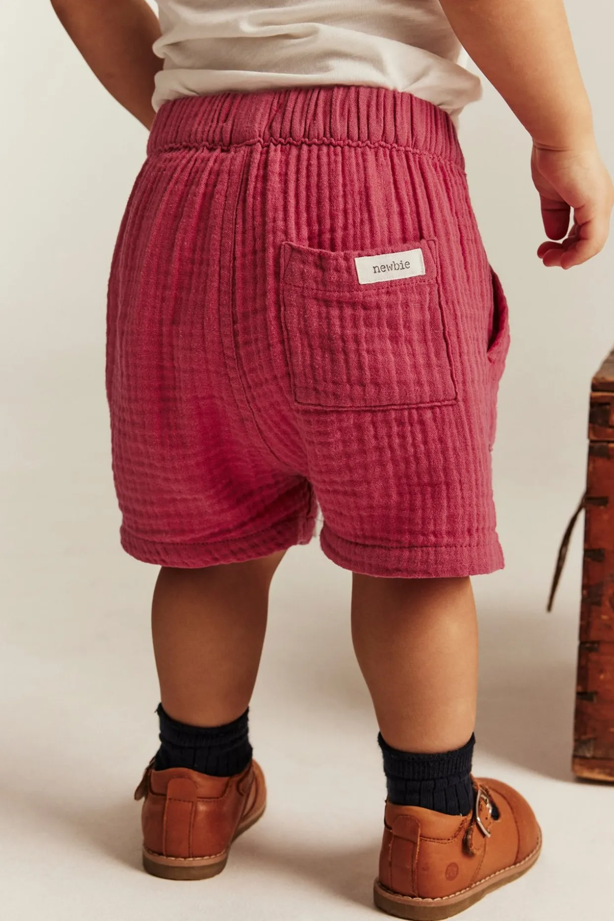 Kudotut shortsit | Punainen | Vauvat | Newbie