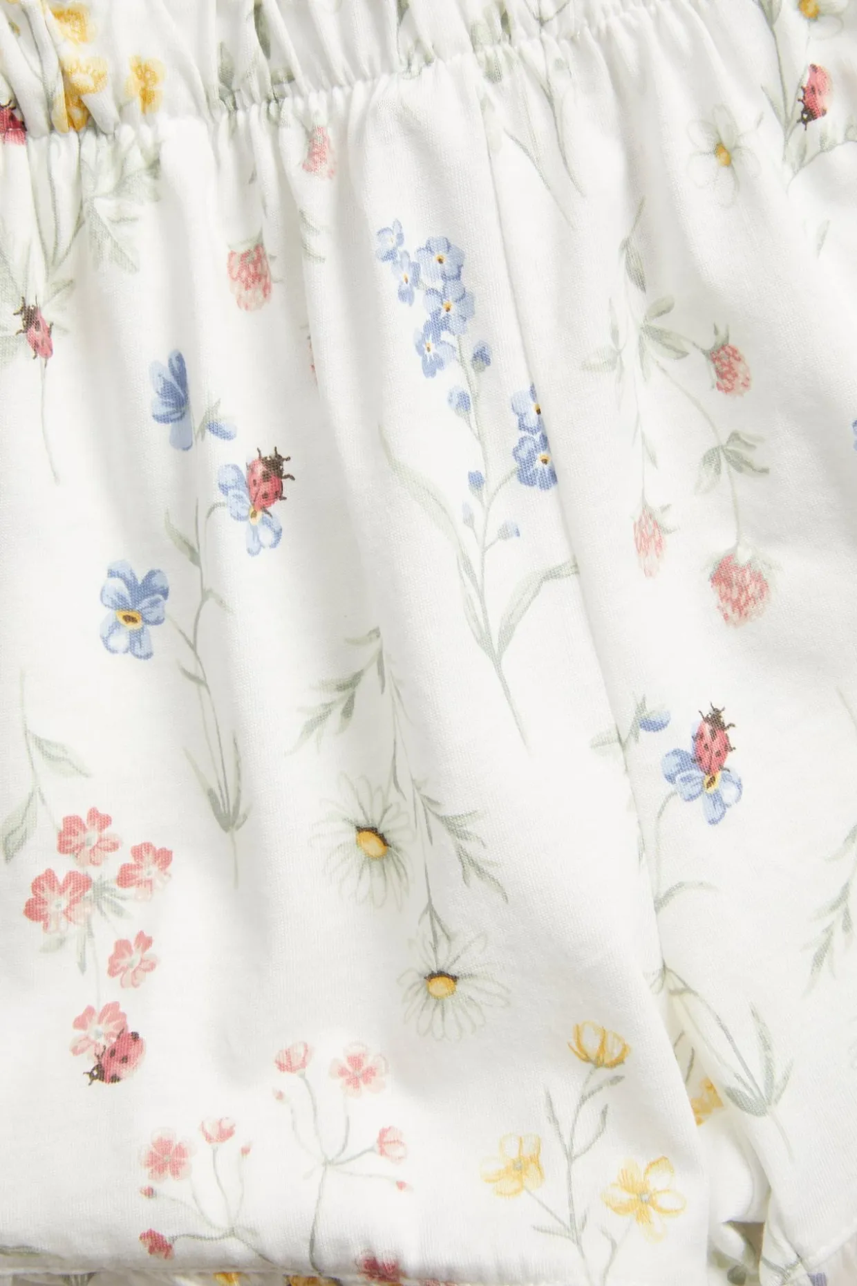Kukalliset jerseyshortsit | Luonnonvalkoinen | Lapset | Newbie