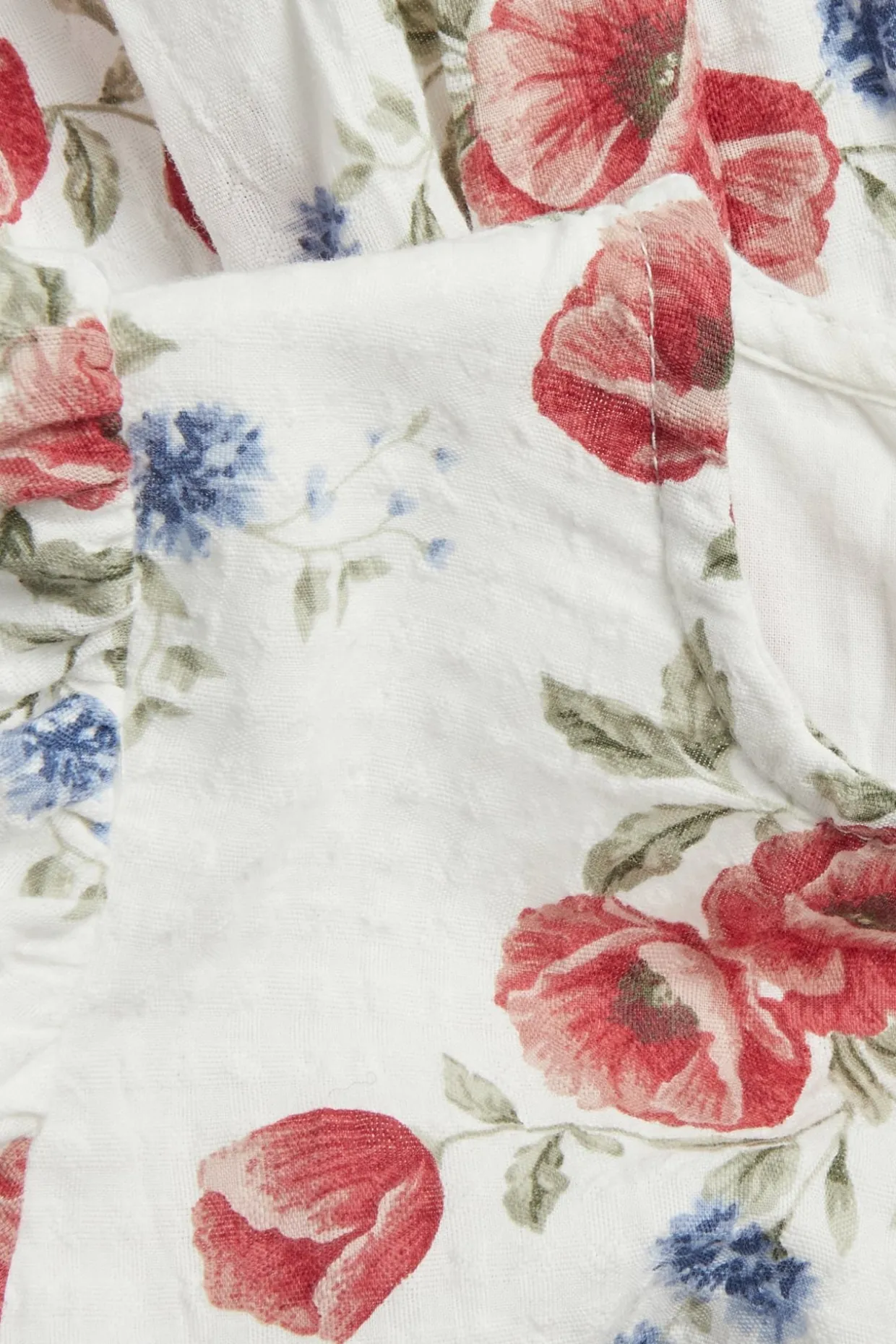 Kukkakuvioinen lyhythihainen mekko | Luonnonvalkoinen | Lapset | Newbie