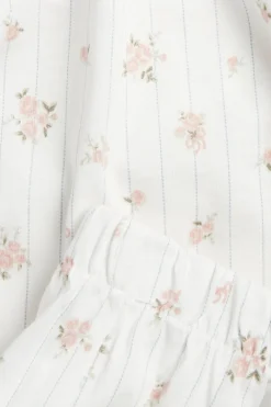 Kukkakuvioinen Newbie Woman -pyjama | Luonnonvalkoinen | Lapset | Newbie