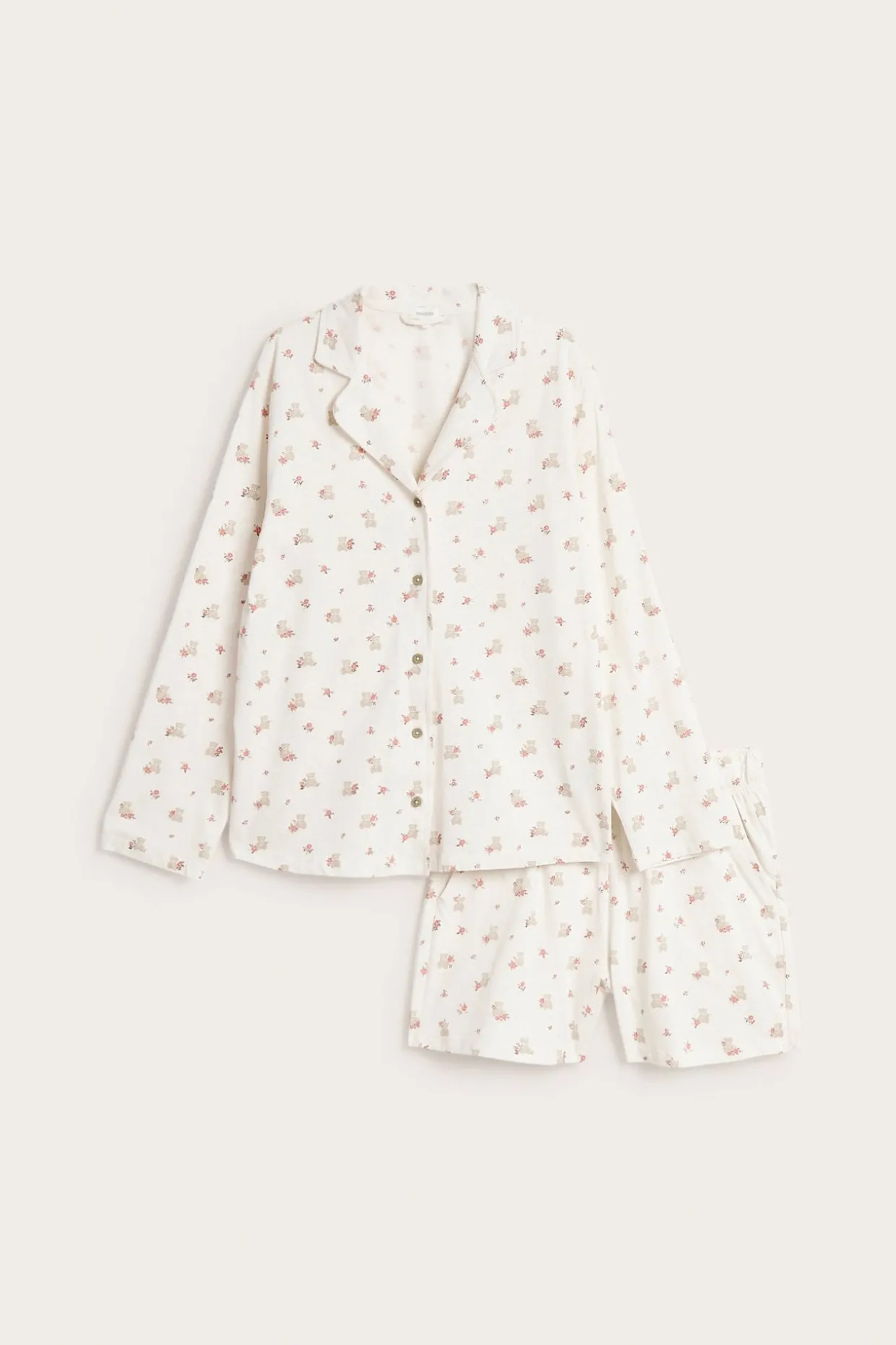 Kukkakuvioinen Newbie Woman -pyjama | Luonnonvalkoinen | Lapset | Newbie