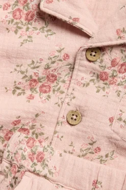 Kukkakuvioinen pyjama | Pinkki | Lapset | Newbie
