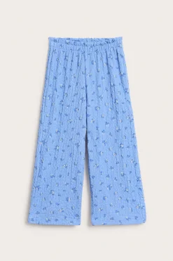 Kukkakuvioiset culotte-housut | Vaaleansininen | Lapset | Kappahl