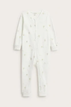 Kuumailmapallokuvioinen pyjama | Luonnonvalkoinen | Vauvat | Newbie