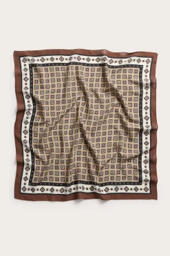 Kuviollinen huivi | Beige | Naiset | Kappahl