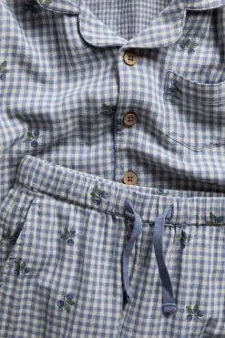 Kuviollinen pyjama | Sininen | Lapset | Newbie