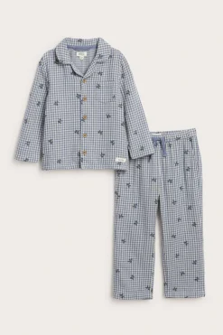 Kuviollinen pyjama | Sininen | Lapset | Newbie