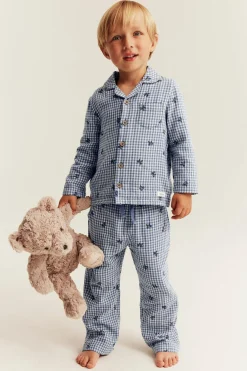 Kuviollinen pyjama | Sininen | Lapset | Newbie