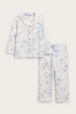 Kuviollinen pyjama | Valkoinen | Lapset | Newbie