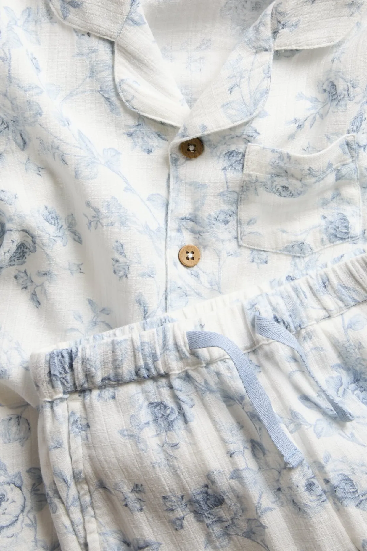 Kuviollinen pyjama | Valkoinen | Lapset | Newbie