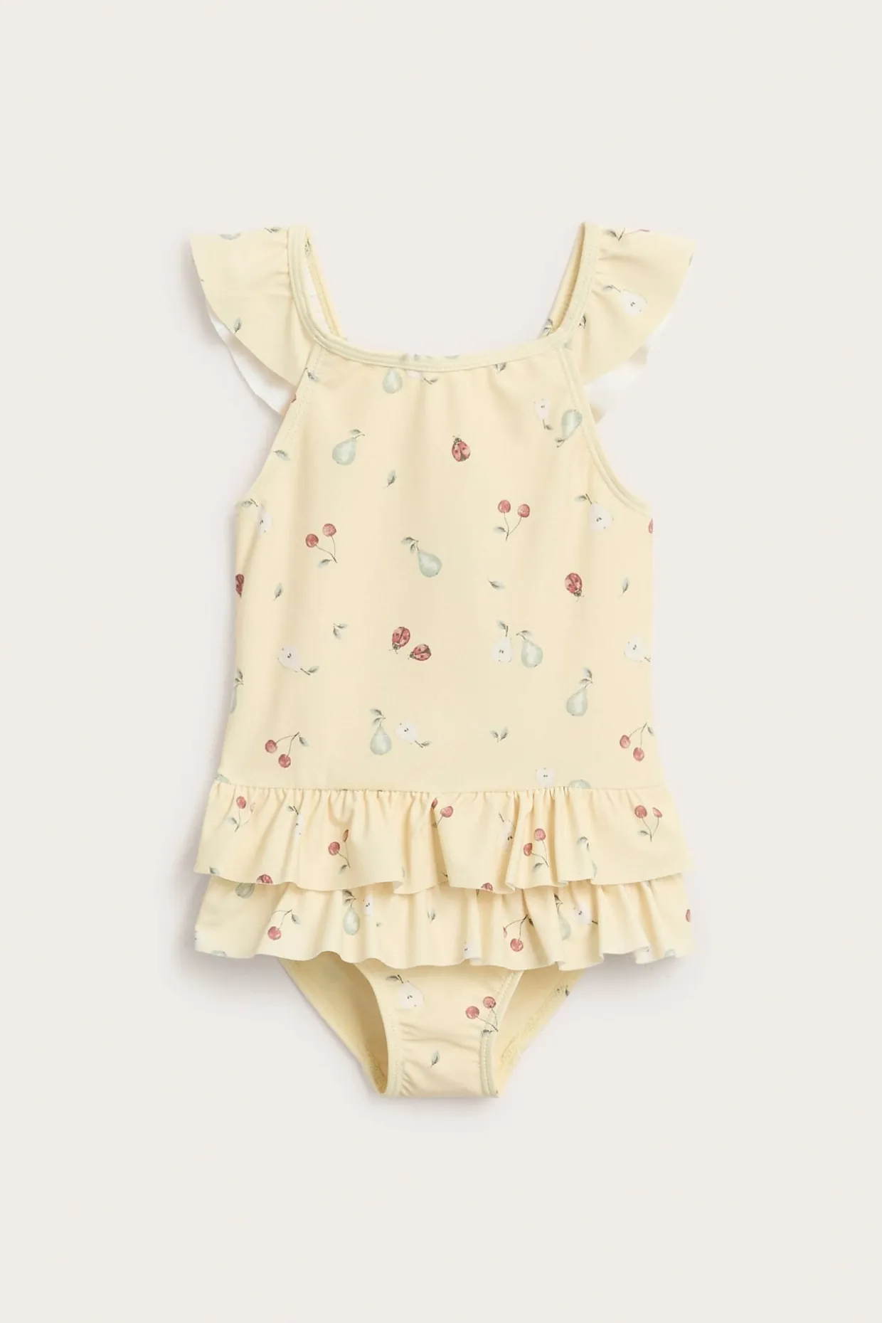 Kuviollinen uimapuku | Keltainen | Lapset | Newbie