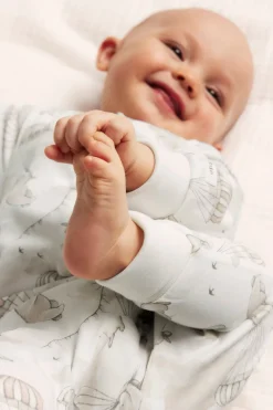 Kuviollinen vauvojen pyjama | Luonnonvalkoinen | Vauvat | Newbie