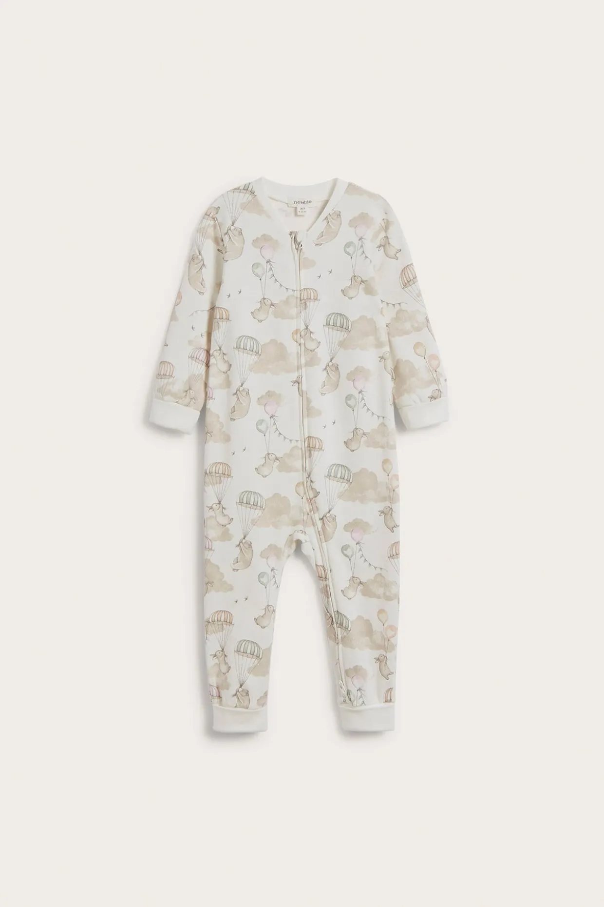Kuviollinen vauvojen pyjama | Luonnonvalkoinen | Vauvat | Newbie