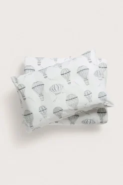 Kuviollinen vuodevaatesetti 100 x 130 | Luonnonvalkoinen | Vauvat | Newbie