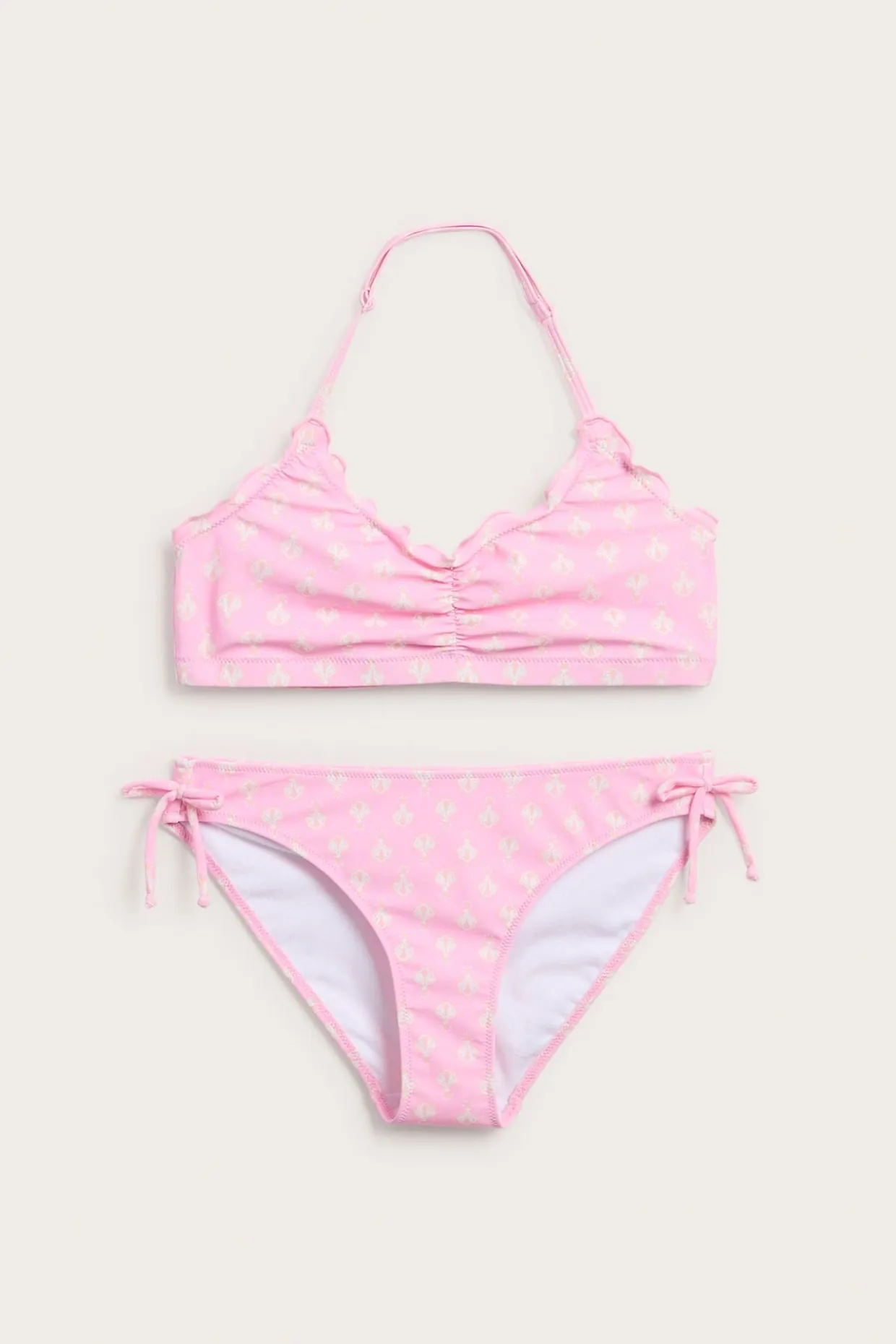 Kuviolliset halterneck-bikinit | Vaaleanpunainen | Lapset | Kappahl