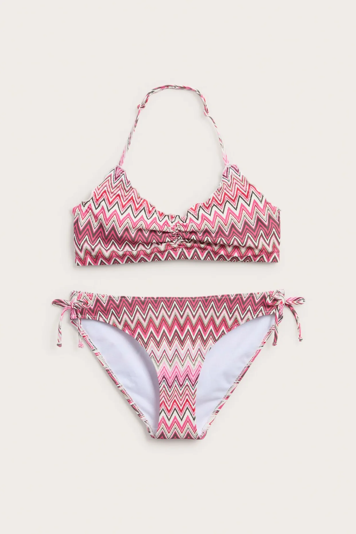 Kuviolliset halterneck-bikinit | Pinkki | Lapset | Kappahl