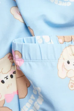 Kuviolliset leggingsit | Vaaleansininen | Lapset | Kappahl