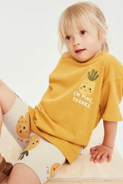 Kuviolliset trikooshortsit | Keltainen | Lapset | Kappahl