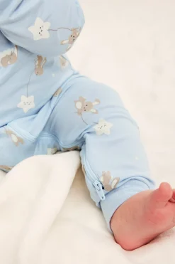 Kuviolliset vauvojen pyjamat, 2-pack | Vaaleansininen | Vauvat | Kappahl