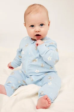Kuviolliset vauvojen pyjamat, 2-pack | Vaaleansininen | Vauvat | Kappahl