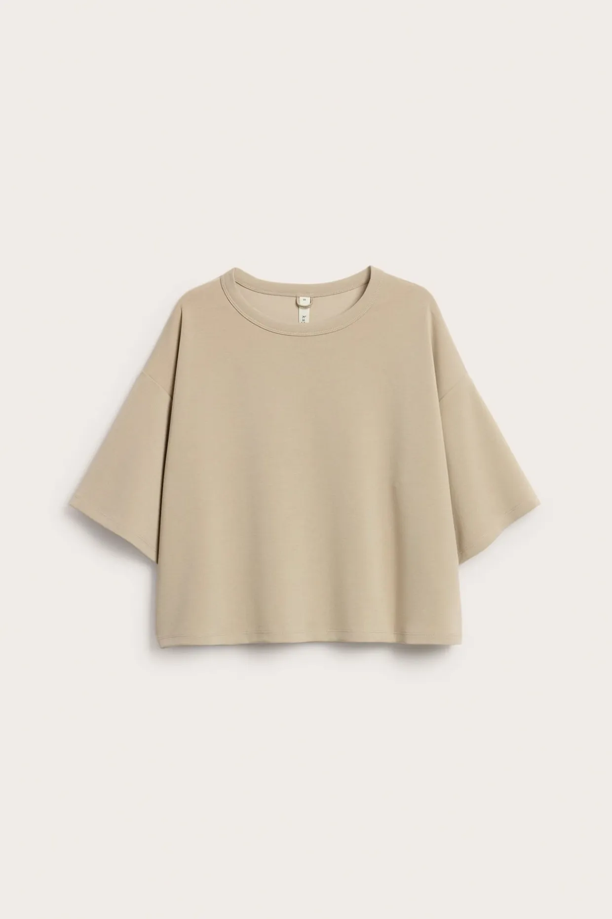Laatikkomainen t-paita modaalisekoitteesta | Beige | Naiset | Kappahl