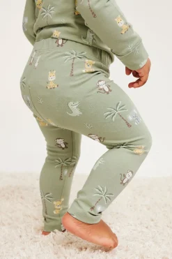 Leggingsit eläinkuviolla | Vihreä | Vauvat | Kappahl