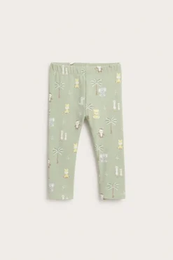 Leggingsit eläinkuviolla | Vihreä | Vauvat | Kappahl