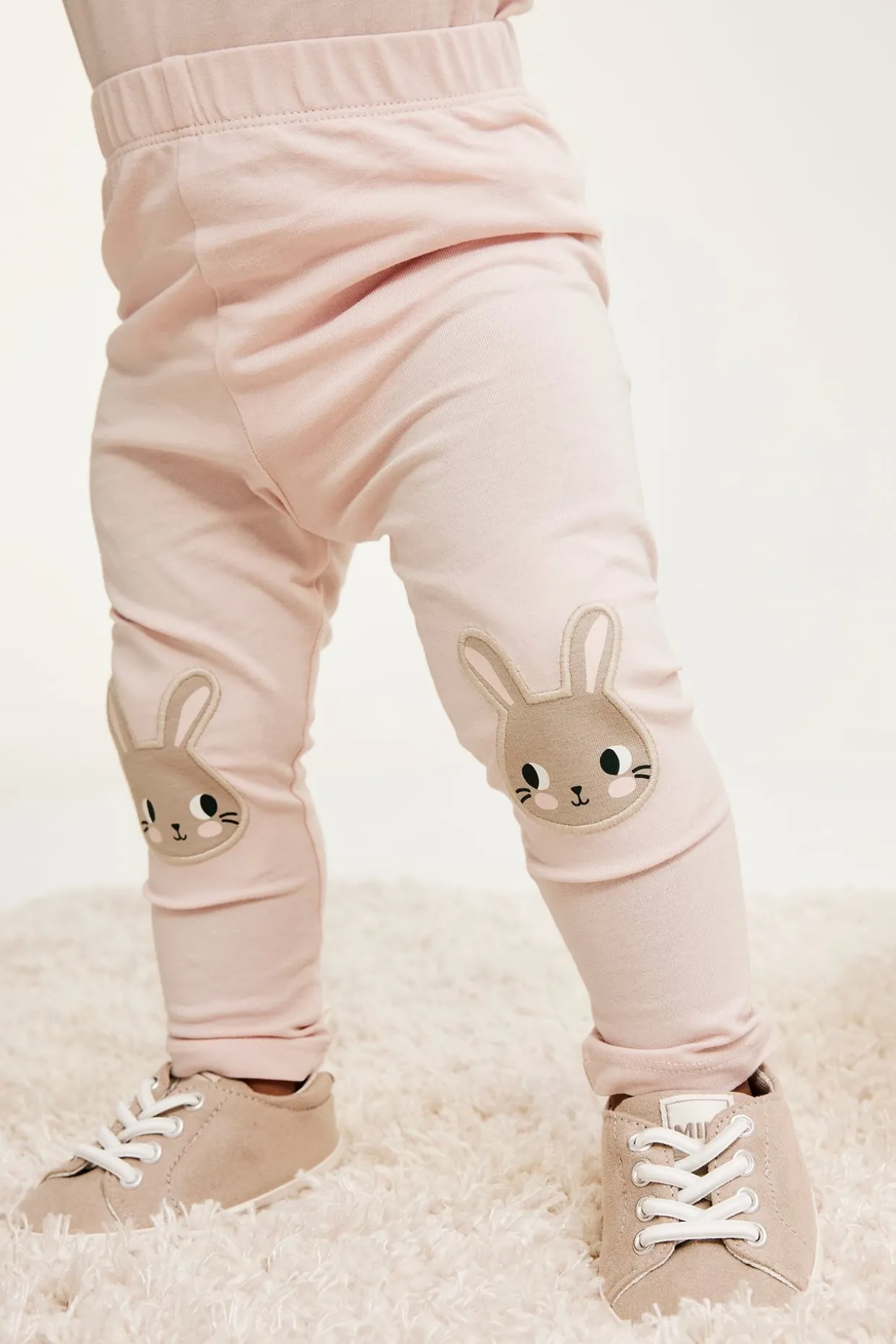 Leggingsit, joissa on applikointi | Pinkki | Vauvat | Kappahl