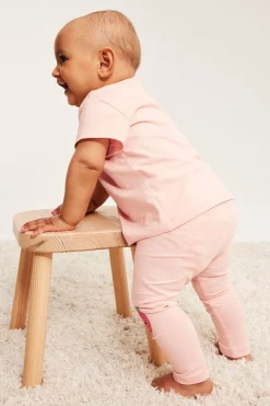 Leggingsit, joissa on applikointi | Vaaleanpunainen | Vauvat | Kappahl