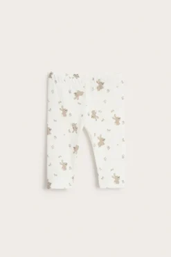 Leggingsit, joissa pupukuviointi | Luonnonvalkoinen | Vauvat | Kappahl