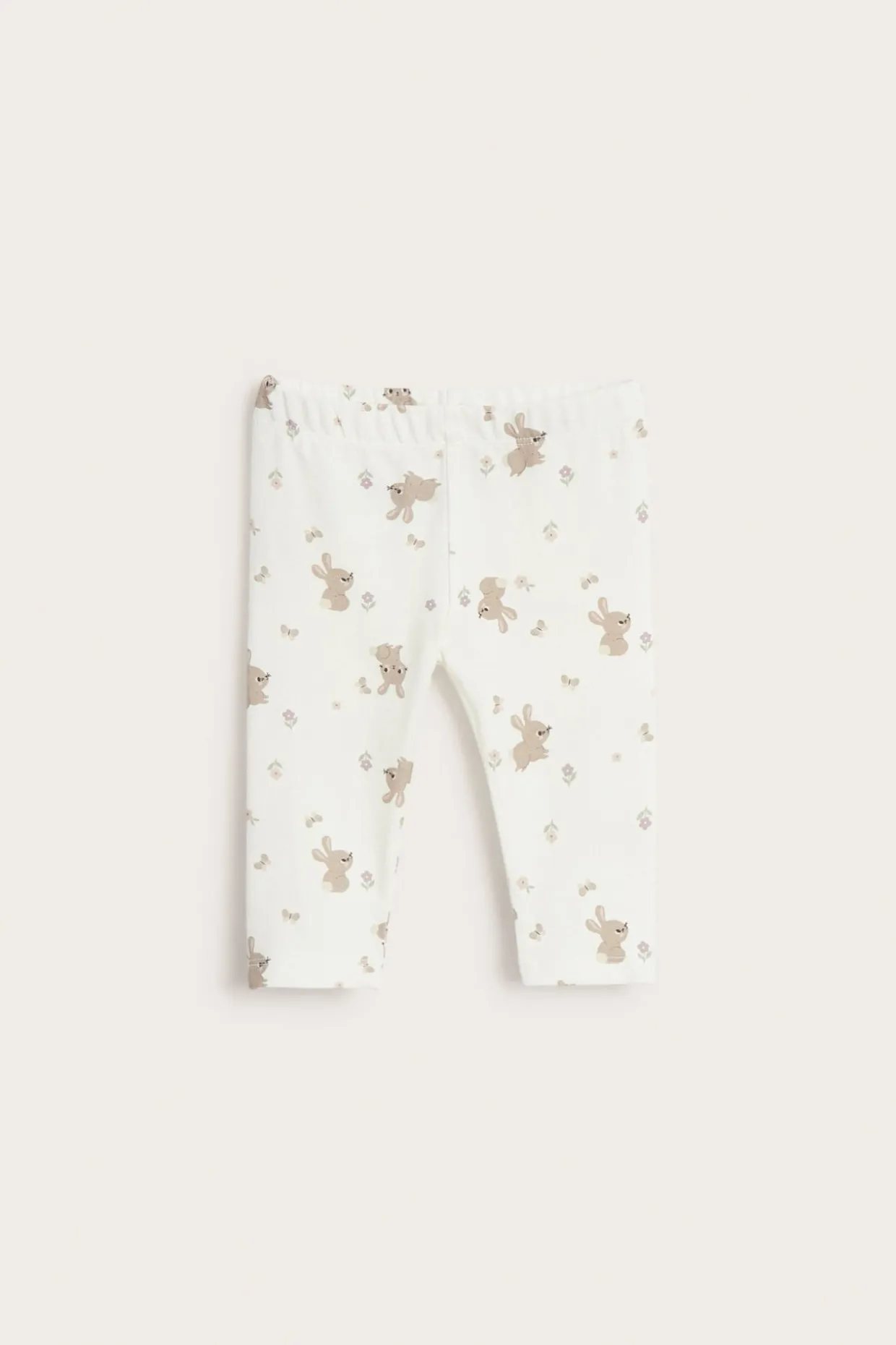 Leggingsit, joissa pupukuviointi | Luonnonvalkoinen | Vauvat | Kappahl