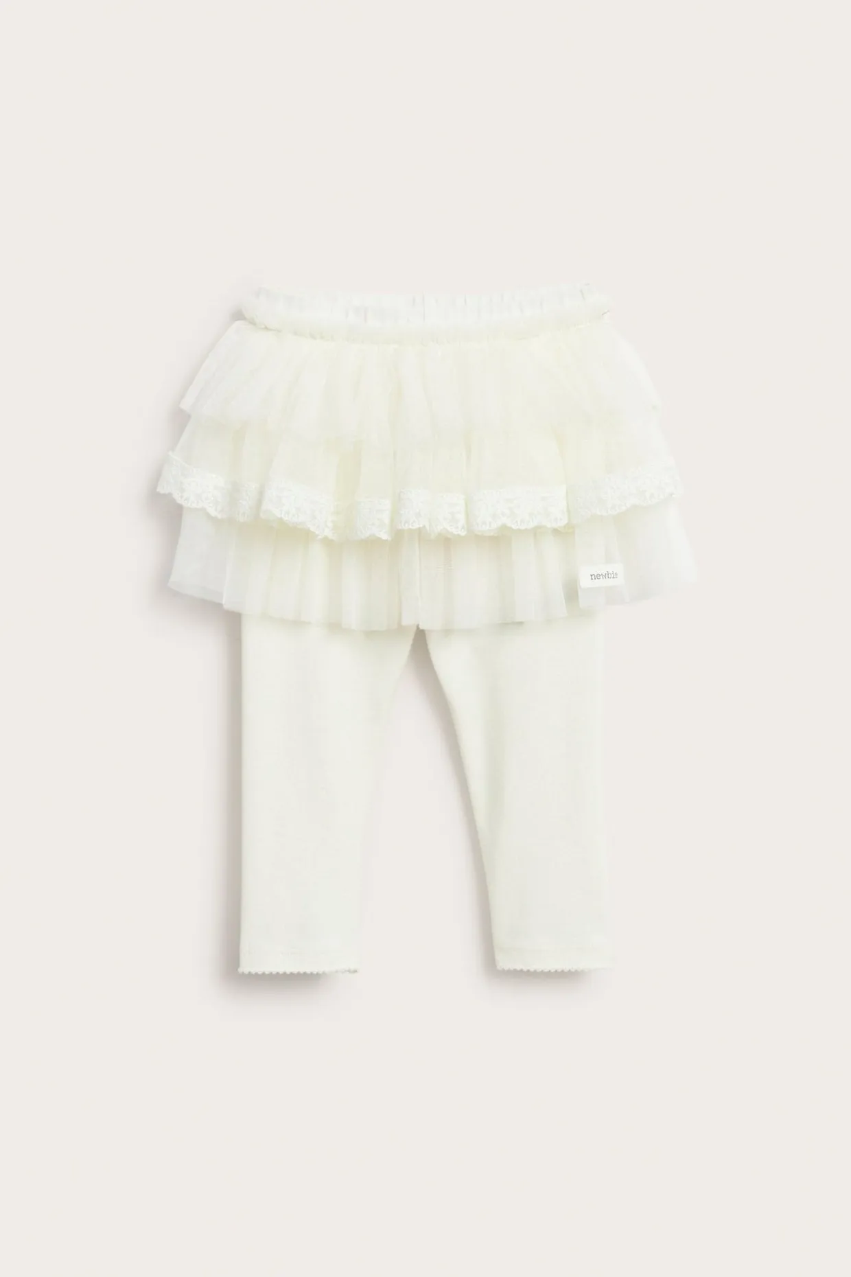 Leggingsit, joissa tyllihame | Luonnonvalkoinen | Vauvat | Newbie
