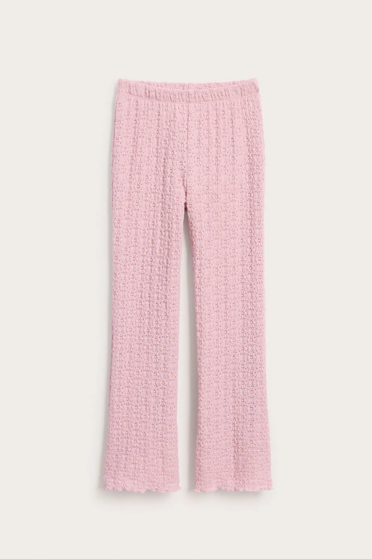 Levenevälahkeiset pitsileggingsit | Vaaleanpunainen | Lapset | Kappahl