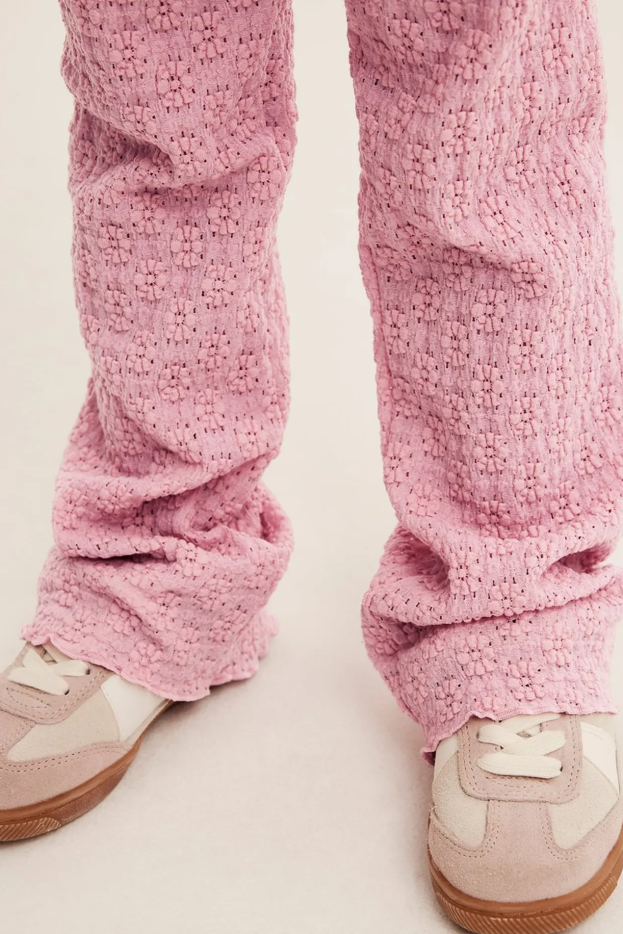Levenevälahkeiset pitsileggingsit | Vaaleanpunainen | Lapset | Kappahl