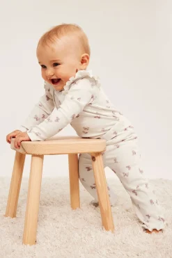 Levenevät leggingsit perhosilla | Luonnonvalkoinen | Vauvat | Kappahl
