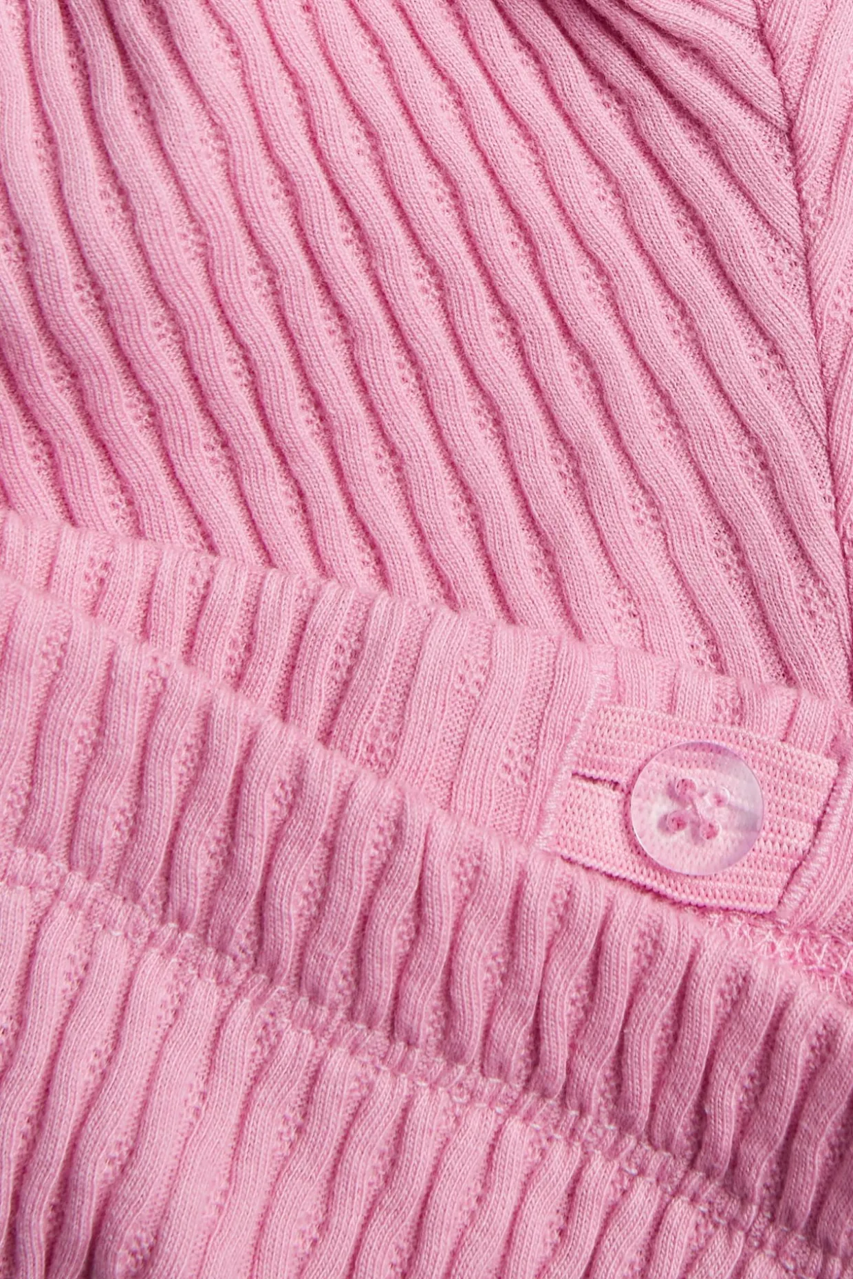 Levenevät leggingsit ribatusta trikoosta | Pinkki | Lapset | Kappahl