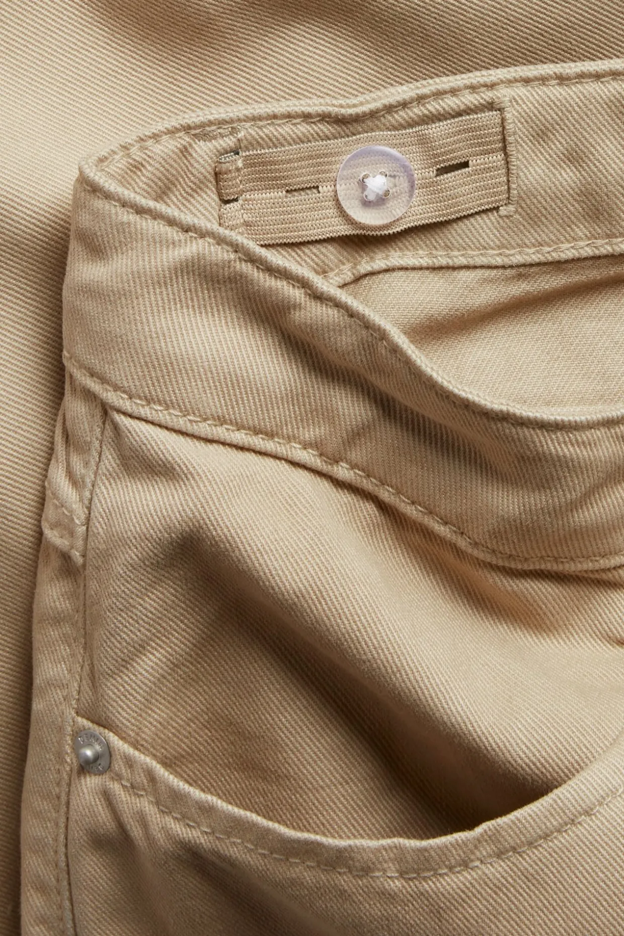 Leveät housut | Beige | Naiset | Kappahl