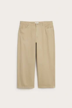 Leveät housut | Beige | Naiset | Kappahl