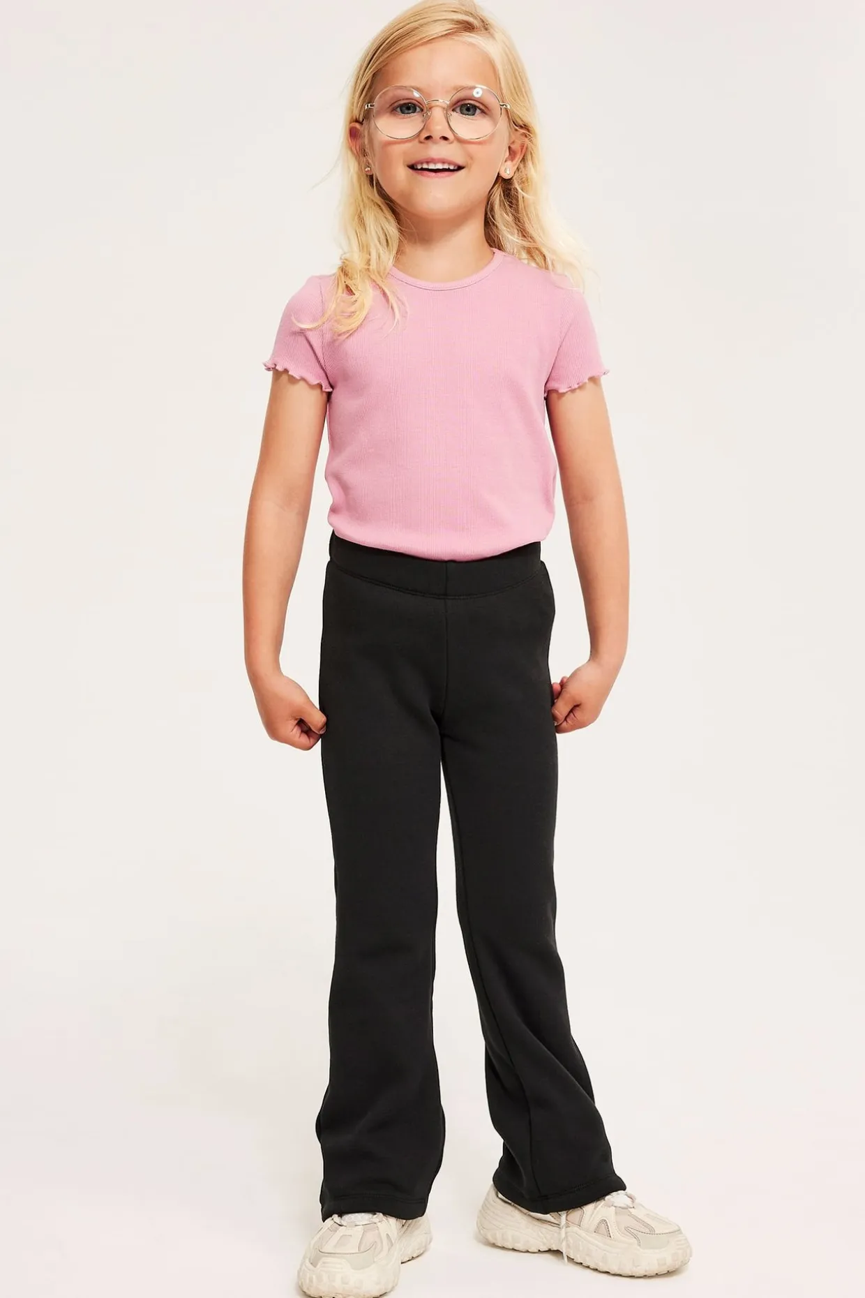 Lämpimät flare-leggingsit | Musta | Lapset | Kappahl