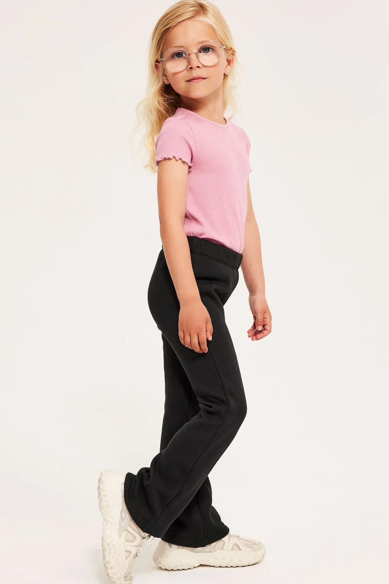 Lämpimät flare-leggingsit | Musta | Lapset | Kappahl