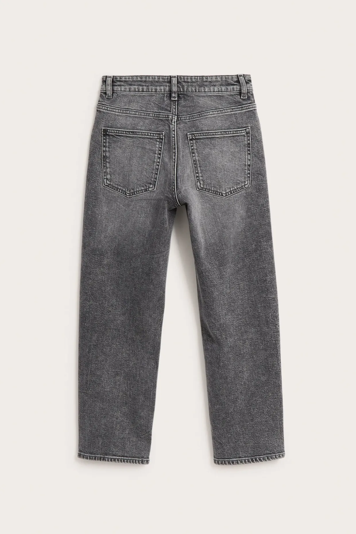 Loose jeans mid waist | Hopeanharmaa | Lapset | Kappahl