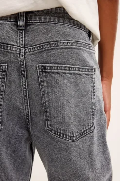 Loose jeans mid waist | Hopeanharmaa | Lapset | Kappahl